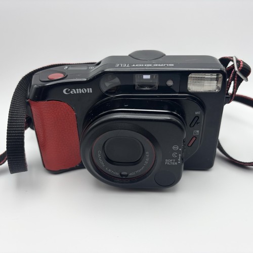 Canon Sure Shot Tele analoge Kompaktkamera 35 mm 40-70 1:2.8-4.9 - Bild 1 von 2