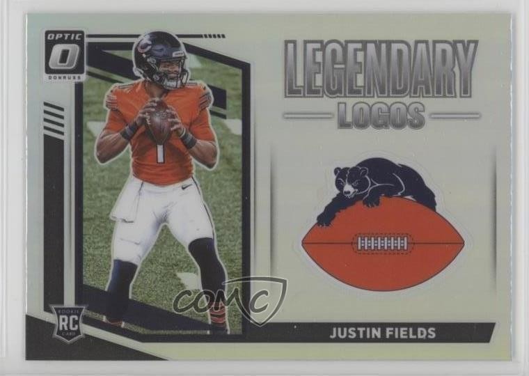 2021 Panini Donruss Optic Legendary Logos Justin Fields #LL-2 Rookie RC 19pj