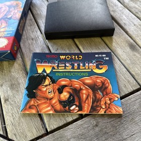 Juego Tecmo World Wrestling NES con Manual y Extras/Envoltura de Pl&aacute;stico