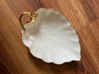 Lenox Leaf Shaped Trinket Candy Dish Woodleaf Collection 24k Gold Trim - Bowl — photo 1