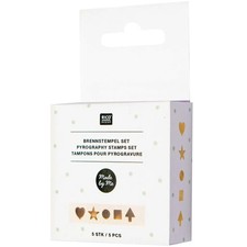 Brennstempel Set, 5-teilig | In Karton | 2020 | RICO-Design tap