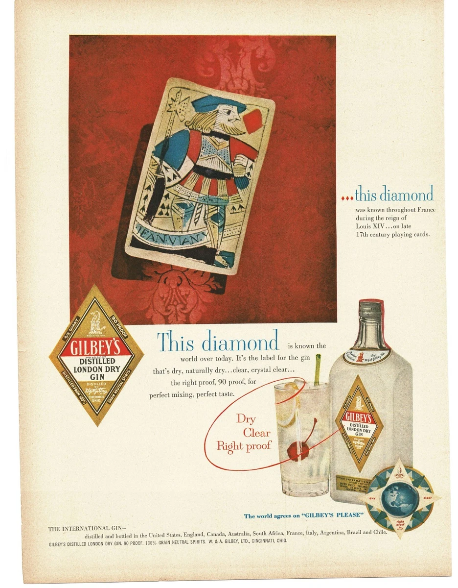 Gilbey's Gin Smirnoff ビンテージトレイ Gilbey's Advertising Collectibles for sale | eBay