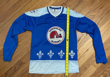 VTG Quebec Nordiques NHL Youth Jersey Shirt L Vintage 1980s Hockey