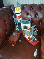 Fisher Price IMAGINEXT COASTAL PATROL STATION Playset Free Postage