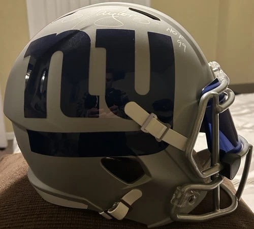 Lawrence Taylor New York Giants Signed Full Size Rep Helmet JSA COA