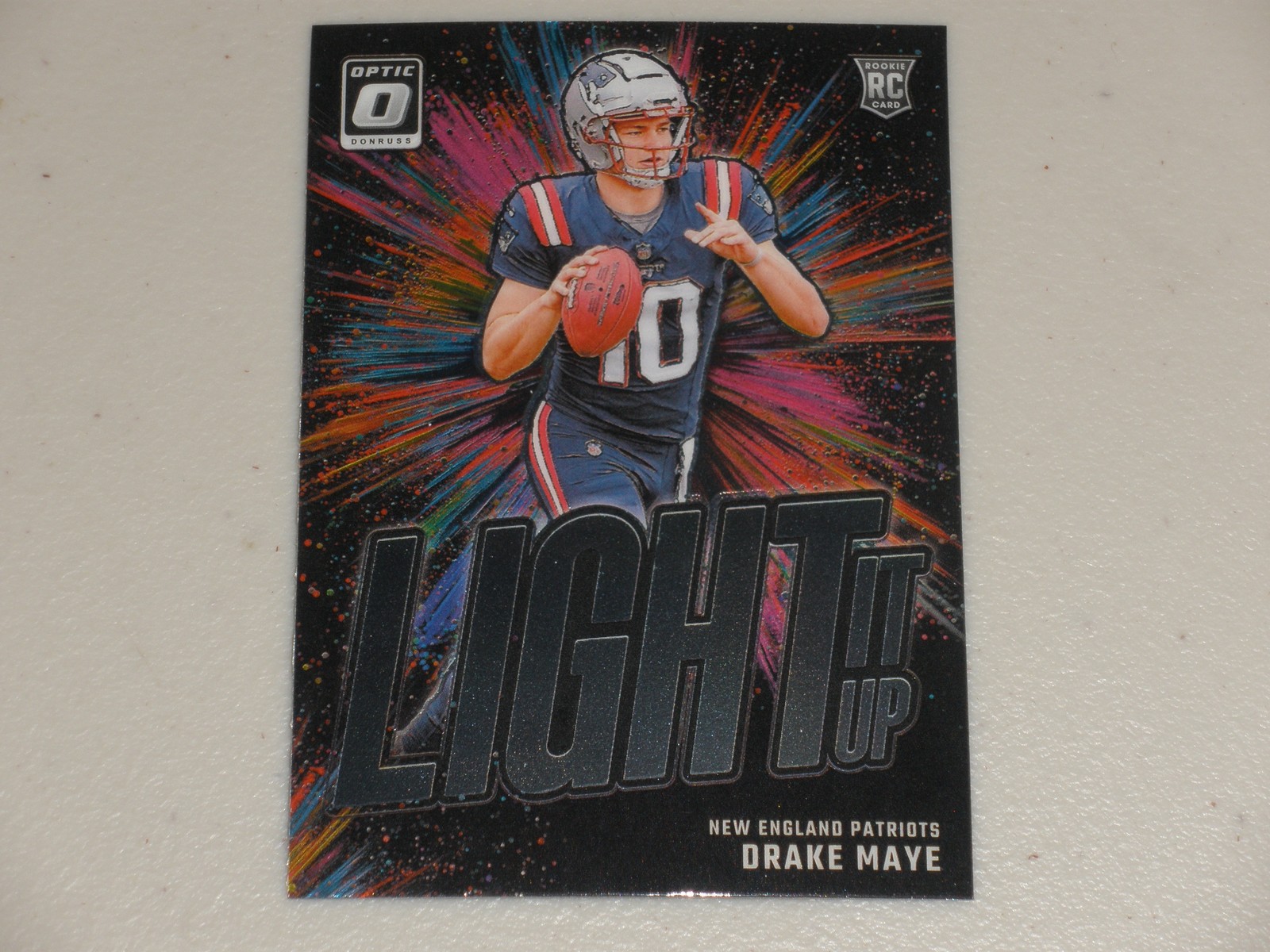 2024 Donruss Optic Light It Up Rookie #7 Drake Maye RC