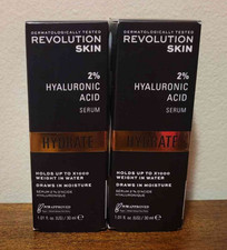 Lot of 2 - Revolution Skin 2 Hyaluronic Acid Serum 1.01 fl oz/30ml NEW SEALED