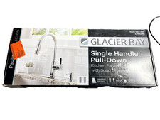 Glacier Bay Paulina 1-Handle Pull-Down Sprayer Kitchen Faucet in Polished Chrome