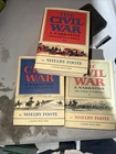 Shelby Foote The Civil War: A Narrative 3-Volume Set beautiful condition