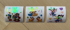 🐭3 Stickermagic Vintage Stickerabschnitte - Pearly Mickey Mouse🐭