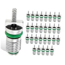 30Pcs R134a Valve Cores Air Conditioner Valve Core Schrader Valve Core Kit AC