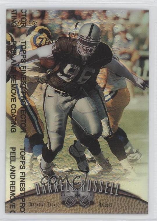 1998 Topps Finest Refractor Darrell Russell #106 0a1