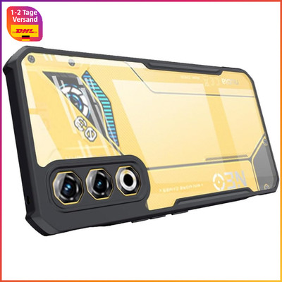 Handyhülle Transparent PC-Rückseite Weicher TPU-Rahmen Anti-Kratz für ZTE Nubia