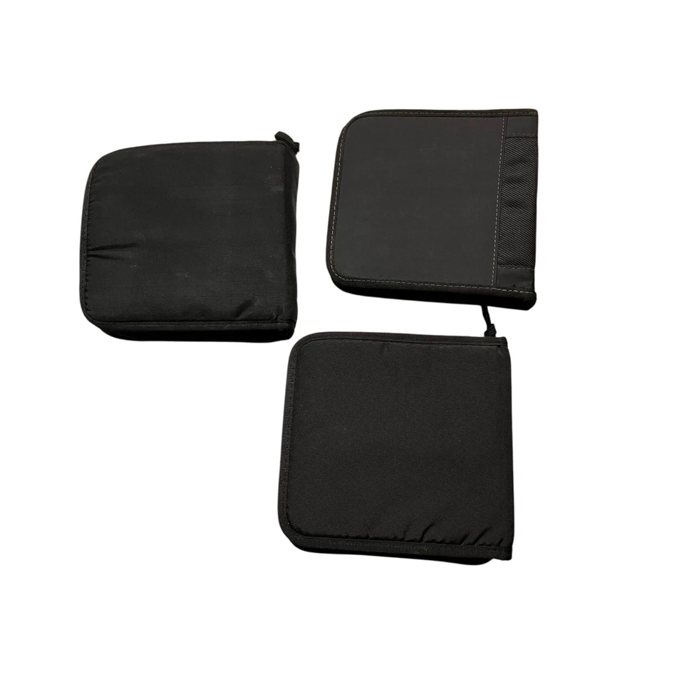 Lot of 3 VTG Case Logic Case Sleeve Soft Zip CD/DVD/Bluray Disc Holders - Image 2 of 4