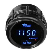 Car Exhaust Gas Temperature Gauge 12V Auto Exhaust Blue Light Exhaust Gas Temp
