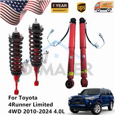 Front&rear Shock Spring Assys Struts For Toyota 4runner 4wd 2010-24 48520-35390