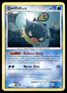 2007 Diamond & Pearl - Secret Wonders Qwilfish Basic/Common #101