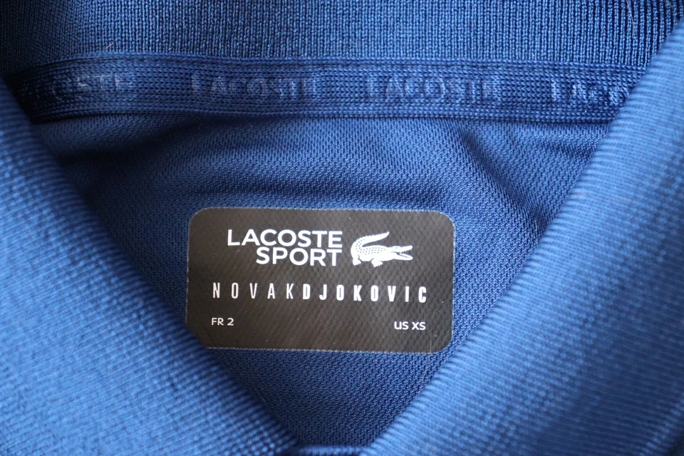 CAMISETA POLO LACOSTE SPORT ULTRA SECA ESTILO DJOKOVIC CAMISETA TENIS BLANCA TALLA 2 XS Foto 4 de 4