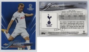 2017-18 Topps Chrome UCL Blue Refractor /150 Harry Kane #52