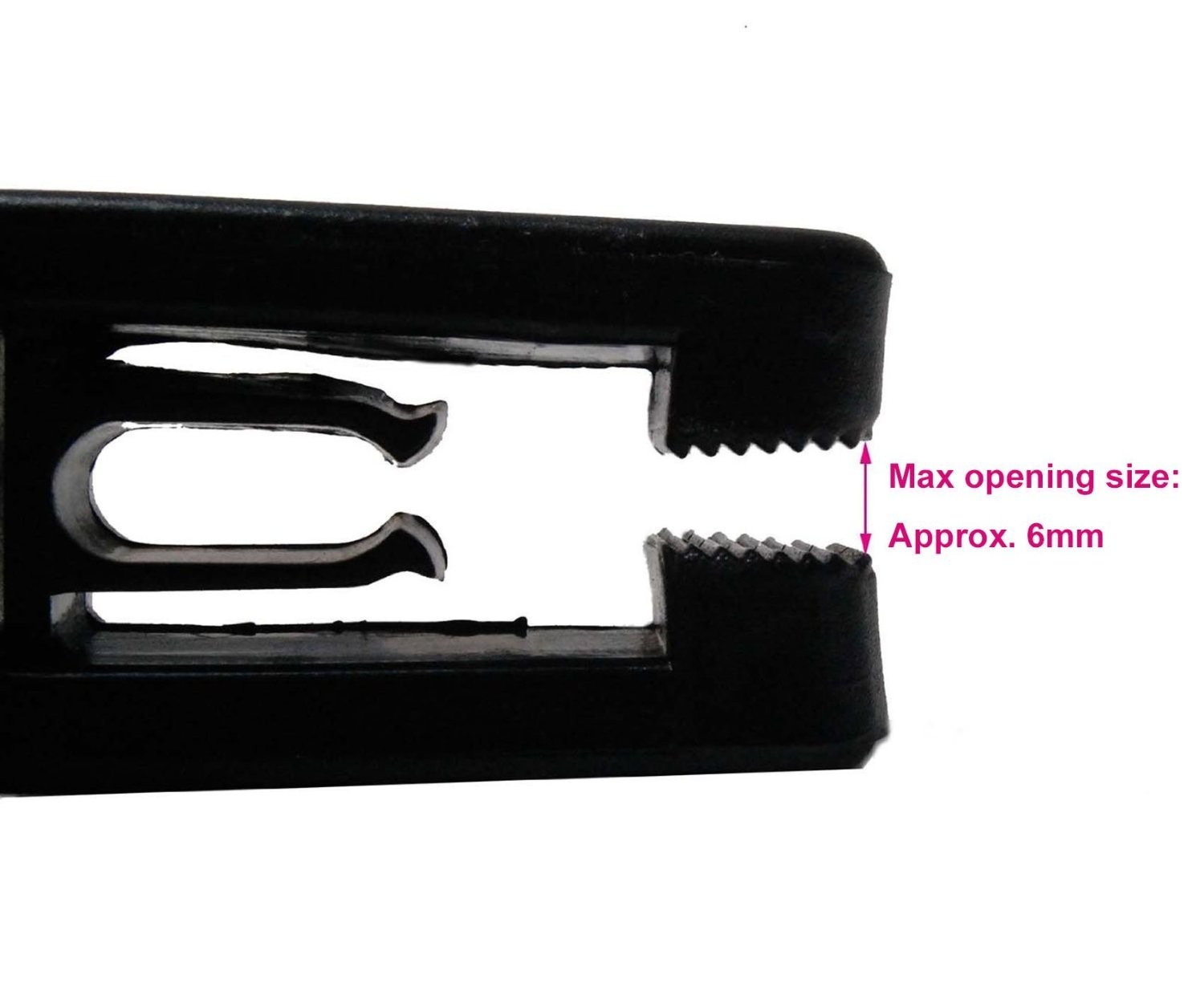 Black Huggable Hangers Finger Clips Huggable Ultra Slim Line Finger Clips Set...