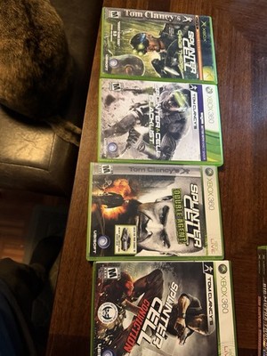 Tom Clancy's Splinter Cell Lot XBOX 360 Double Agent Conviction Black List Chaos