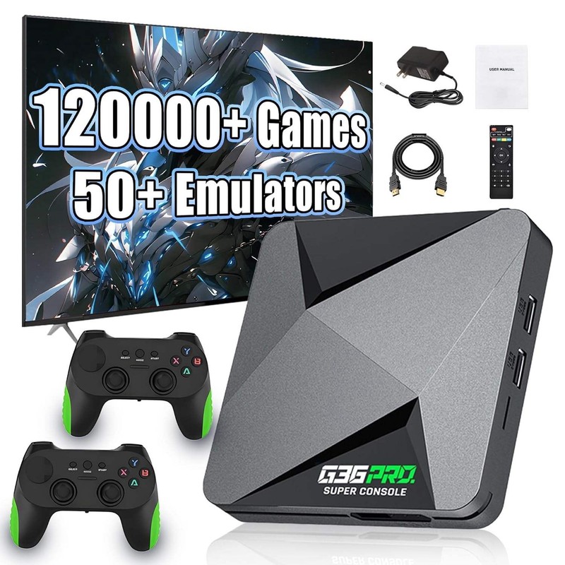 ZongX G36 PRO Retro Game Console 256G Built in 120000+ Retro Game 50+ Emulator