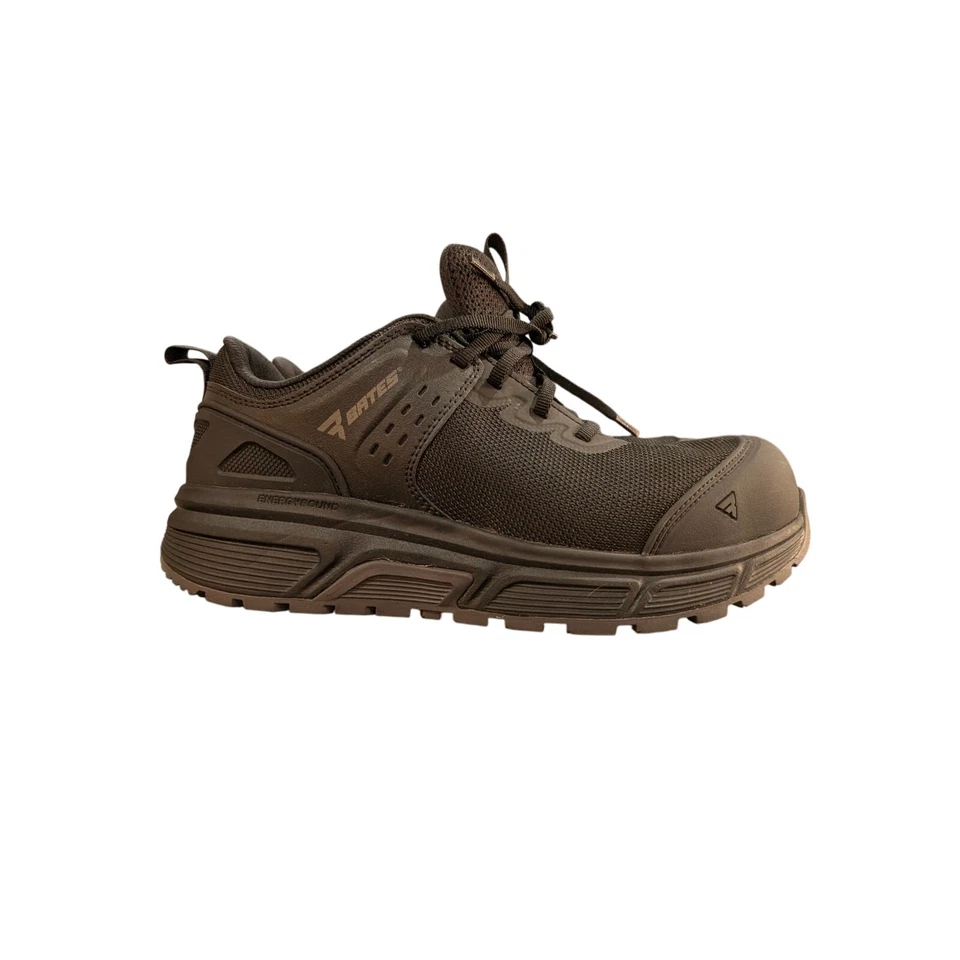 Zapato de trabajo Bates Jumpstart baja medianoche con puntera de carbono para hombre 9 E09200 extra ancho nuevo sin caja Foto 2 de 4