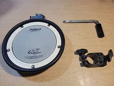 Roland PDX-6 V-Drum Dual Trigger Tom Mesh Head W/ Mount & Clamp - Pdx 6 #3B5