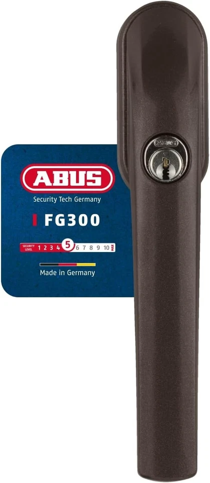 ABUS Abschließbarer Fenstergriff FG300 Braun - - Bild 1 von 1