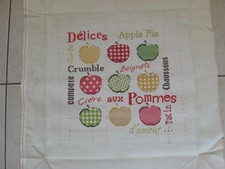 " abécédaire " 30cmx34cm réf4801 broderie FINI Paris France