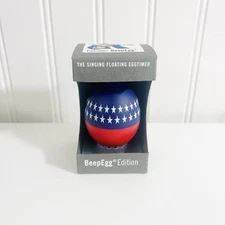 Brainstream Patriotic BeepEgg Singing and Floating Egg Timer for Boiled Eggs NEW