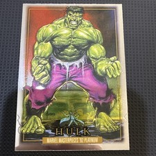 2024 Marvel Masterpieces '92 Platinum #32 Hulk