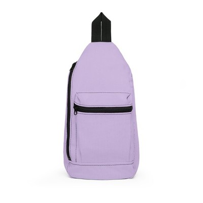 Lavender Minimal Sling Bag Small Crossbody Pack Lightweight Travel Shoulder Bag