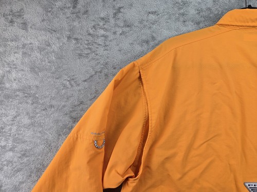 Camisa de pesca Columbia PFG omni-sombra naranja manga larga ventilada para hombre grande - Imagen 19 de 24