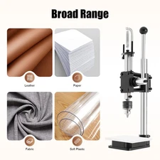 Manual Leather Hole Puncher Hand Punching Machine Press Punch Tool Leather Craft