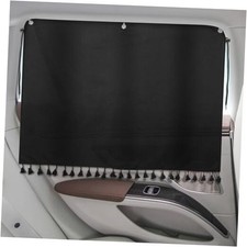 Car Window Shades with Tassels, 2pcs Car Sun Shades for Side Windows Suction