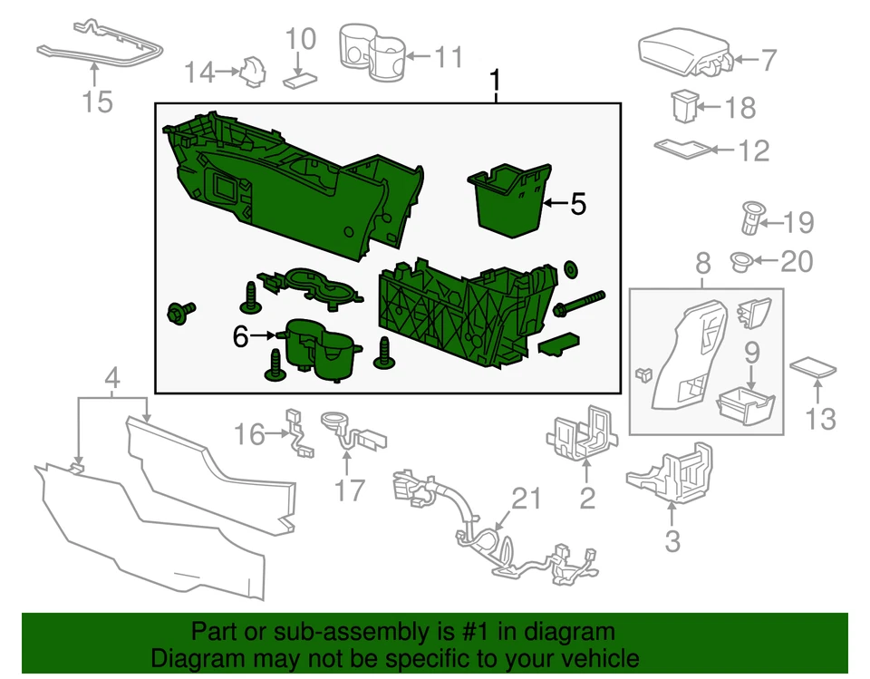 正品通用中控台 22865944 数量 1 — 第 2/2 张图片