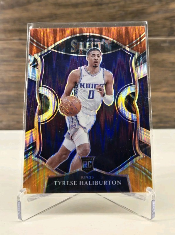2020-21 Select #72 Tyrese Haliburton Tri Color Shimmer Prizm Rookie RC Pacers