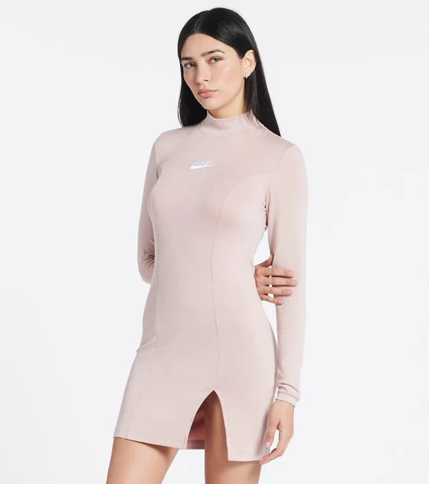 Nike Air Women's Long Sleeve Dress XL Rust Pink Casual School
