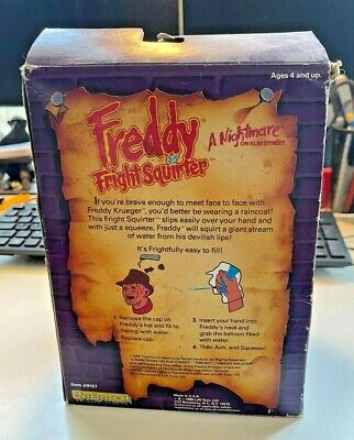 VINTAGE 1989 Freddy Krueger Fright Squirter Nightmare on Elm