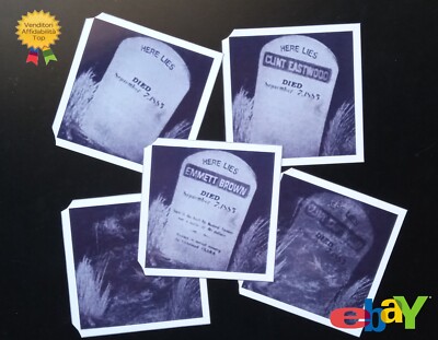 ZURÜCK IN DIE ZUKUNFT 3 1885 SERIE 5X FOTO POLAROID GRABSTEIN HEMMET BROWN DOC