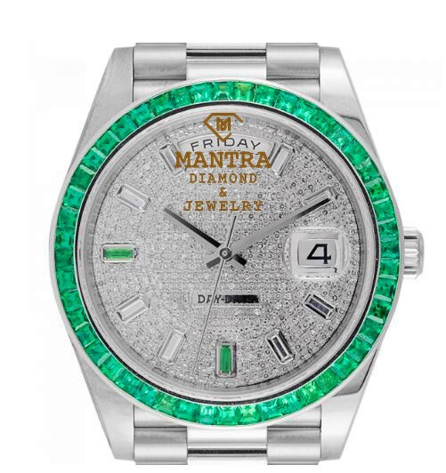 moissanite rolex bezel