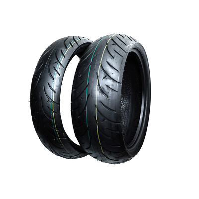 Front & Rear Max Motosports Moto Tire Set 120/70-17 & 180/55-17