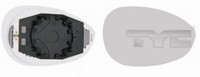 TYC 309-0068-1 Spiegelglas, AußEnspiegel FüR Abarth Passend FüR Fiat