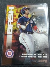Juan Soto 2020 Stadium Club Bash and Burn Insert #6 Washington Nationals M0