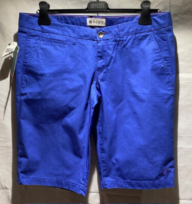 Roxy blaue Chino Bermuda Short  Gr. 26  Neu Etikett
