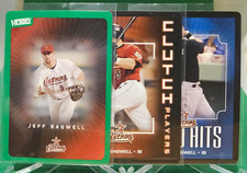 (3) 2003 Upper Deck Victory Green Solid Hits JEFF BAGWELL Clutch Players