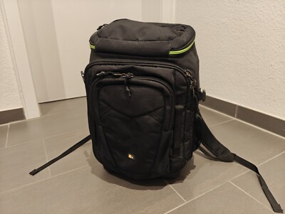 Case Logic KDB-101 | DSLR Kamerarucksack mit Notebookfach | schwarz/grün