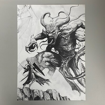HIGH ELVES CHAOS SLAANESH ART PICTURE POSTER WARHAMMER AGE OF SIGMAR OLD WORLD
