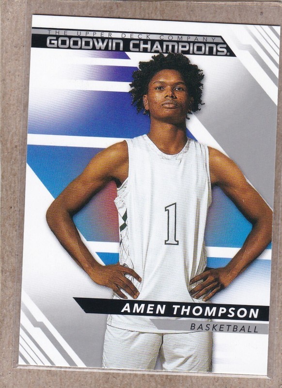Amen Thompson 2022 Goodwin Champions #18 Houston Rockets
